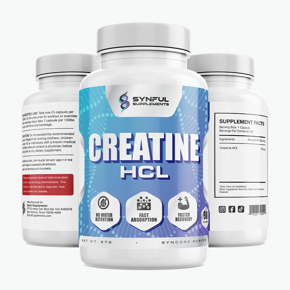 Creatine HCL – Strength & Bloat-Free Performance