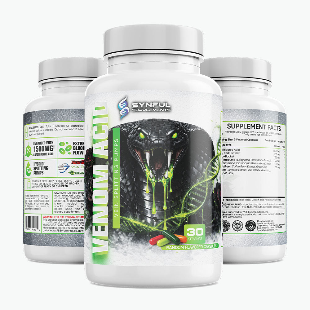 Venom Acid – Vein-Splitting Pump Support